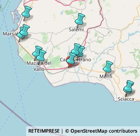 Mappa Castelvetrano, 91021 Campobello di Mazara TP, Italia (19.4425)