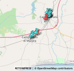 Mappa Castelvetrano, 91021 Campobello di Mazara TP, Italia (3.925)