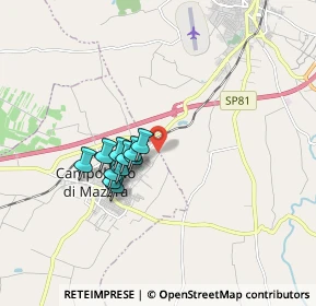 Mappa Castelvetrano, 91021 Campobello di Mazara TP, Italia (1.45636)