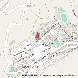 Mappa Contrada Torretta Mongiafora, 94013 Leonforte, Enna (Sicilia)