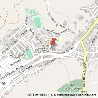 Mappa Via Luigi Pirandello, 26, 94013 Leonforte, Enna (Sicilia)