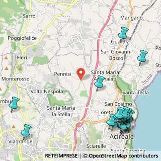 Mappa Via Roccamena, 95024 Acireale CT, Italia (3.67474)