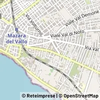 Karte Mazara del Vallo
