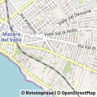 Karte Mazara del Vallo