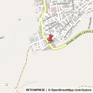 Mappa Viale Enrico Berlinguer, 66, 92017 Sambuca di Sicilia, Agrigento (Sicilia)