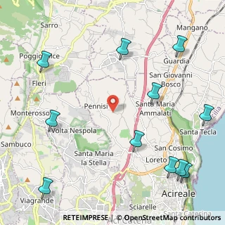 Mappa Via Pignatone, 95024 Acireale CT, Italia (3.33727)