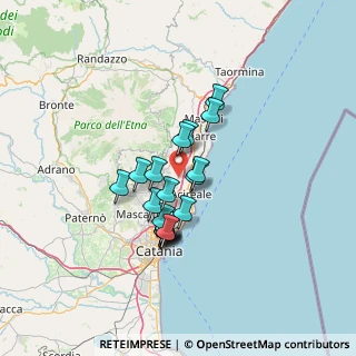 Mappa Via Pignatone, 95024 Acireale CT, Italia (11.5415)