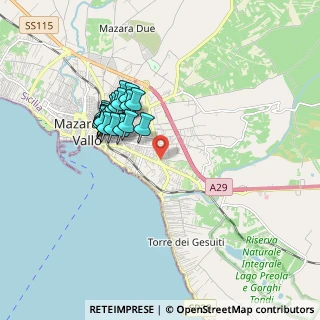 Mappa Via Circonvallazione, 91026 Mazara del Vallo TP, Italia (1.7495)
