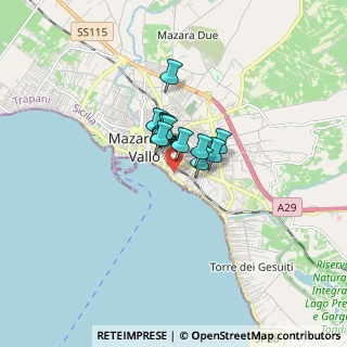 Mappa Viale S. Vito, 91026 Mazara del Vallo TP, Italia (0.92083)