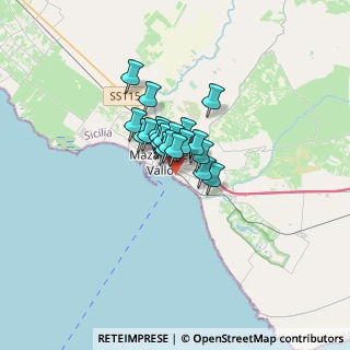 Mappa Viale S. Vito, 91026 Mazara del Vallo TP, Italia (1.862)