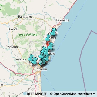 Mappa Via Mortara, 95024 Acireale CT, Italia (12.0975)