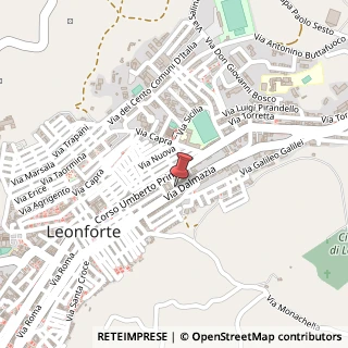 Mappa Via dalmazia 69, 94013 Leonforte, Enna (Sicilia)