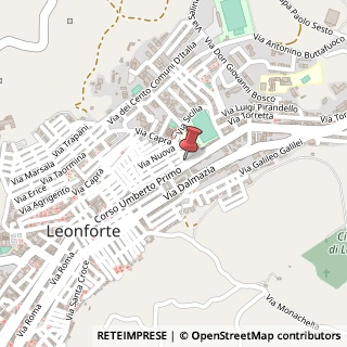 Mappa Corso umberto 160, 94013 Leonforte, Enna (Sicilia)