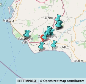 Mappa Via Margiotta, 91021 Campobello di Mazara TP, Italia (10.45474)