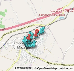 Mappa Via Margiotta, 91021 Campobello di Mazara TP, Italia (0.739)