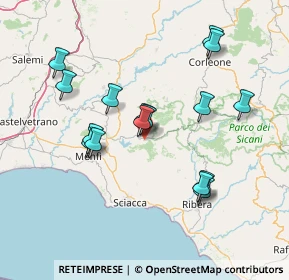 Mappa Contrada Quisinara, 92017 Sambuca di Sicilia AG, Italia (15.9075)