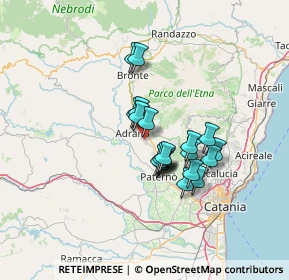 Mappa 95033 Biancavilla CT, Italia (11.1475)