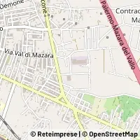 Kaart Mazara del Vallo