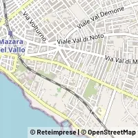 Karte Mazara del Vallo
