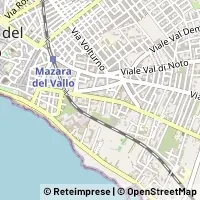 Karte Mazara del Vallo
