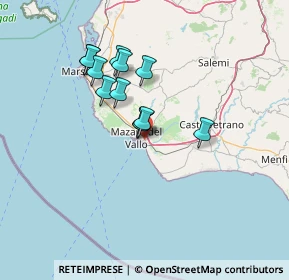 Mappa Via Paolo VI, 91026 Mazara del Vallo TP, Italia (12.2975)