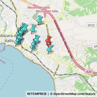 Mappa Via Paolo VI, 91026 Mazara del Vallo TP, Italia (1.2255)