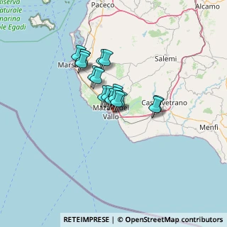 Mappa Via Giovanni Verga, 91026 Mazara del Vallo TP, Italia (9.89941)