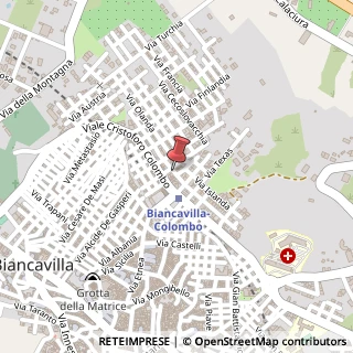 Mappa Via Stati Uniti D'America, 76, 95033 Biancavilla, Catania (Sicilia)