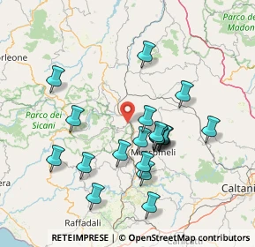 Mappa Contrada Passo, 92022 Cammarata AG, Italia (15.738)