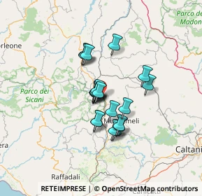 Mappa Contrada Passo, 92022 Cammarata AG, Italia (10.321)