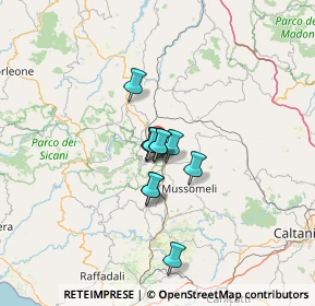Mappa Contrada Passo, 92022 Cammarata AG, Italia (8.40091)