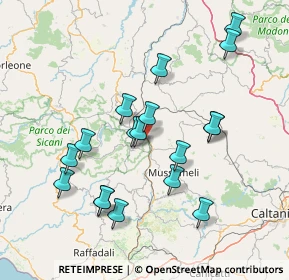 Mappa Contrada Passo, 92022 Cammarata AG, Italia (16.55556)