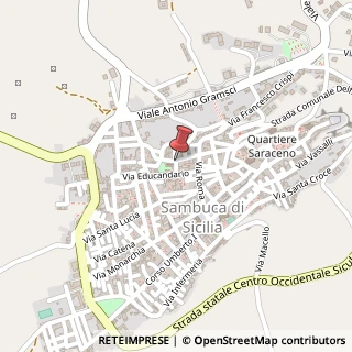 Mappa Piazza Collegio, 92017 Sambuca di Sicilia AG, Italia, 92017 Sambuca di Sicilia, Agrigento (Sicilia)