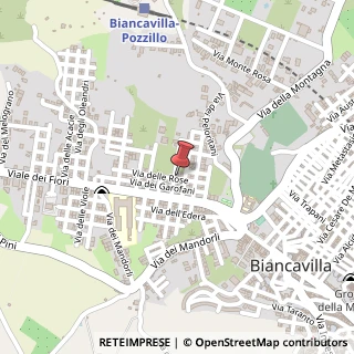 Mappa Via delle rose, 95033 Biancavilla, Catania (Sicilia)