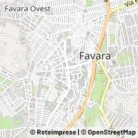 خريطة Favara