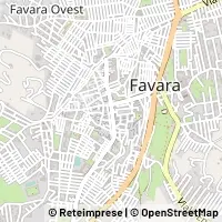 Mapa Favara