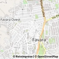 Karte Favara