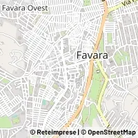 Mapa Favara