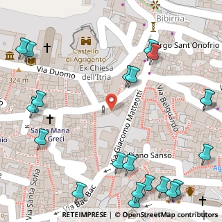 Mappa Via S. Vincenzo, 92100 Agrigento AG, Italia (0.09048)