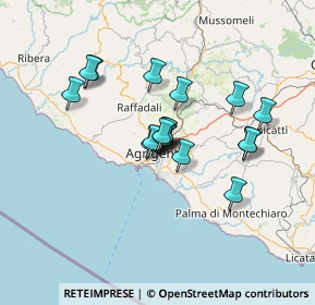 Mappa Via S. Vincenzo, 92100 Agrigento AG, Italia (11.33111)