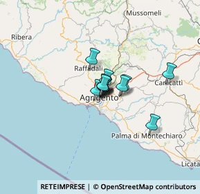 Mappa Via S. Vincenzo, 92100 Agrigento AG, Italia (6.38)