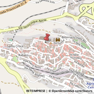 Mappa Via de Castro, 13, 92100 Agrigento, Agrigento (Sicilia)