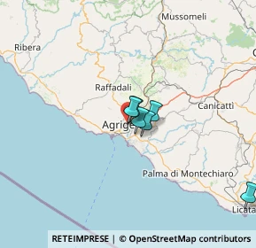 Mappa Via Madonna della Neve, 92100 Agrigento AG, Italia (34.54545)