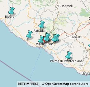 Mappa Via Madonna della Neve, 92100 Agrigento AG, Italia (14.83)