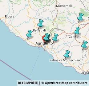 Mappa Via Madonna della Neve, 92100 Agrigento AG, Italia (12.93545)