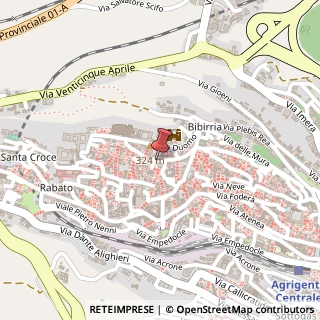 Mappa Salita Santa Maria dei Greci, 15, 92100 Agrigento, Agrigento (Sicilia)