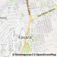 Hartă Favara