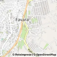 Mapa Favara