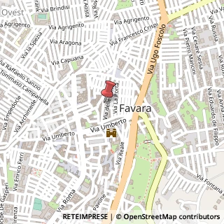Mappa Via Giacomo Matteotti, 24, 92026 Favara, Agrigento (Sicilia)