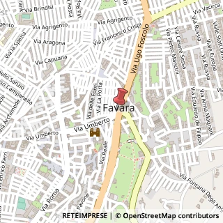 Mappa Via Lituania, sn, 92026 Favara, Agrigento (Sicilia)